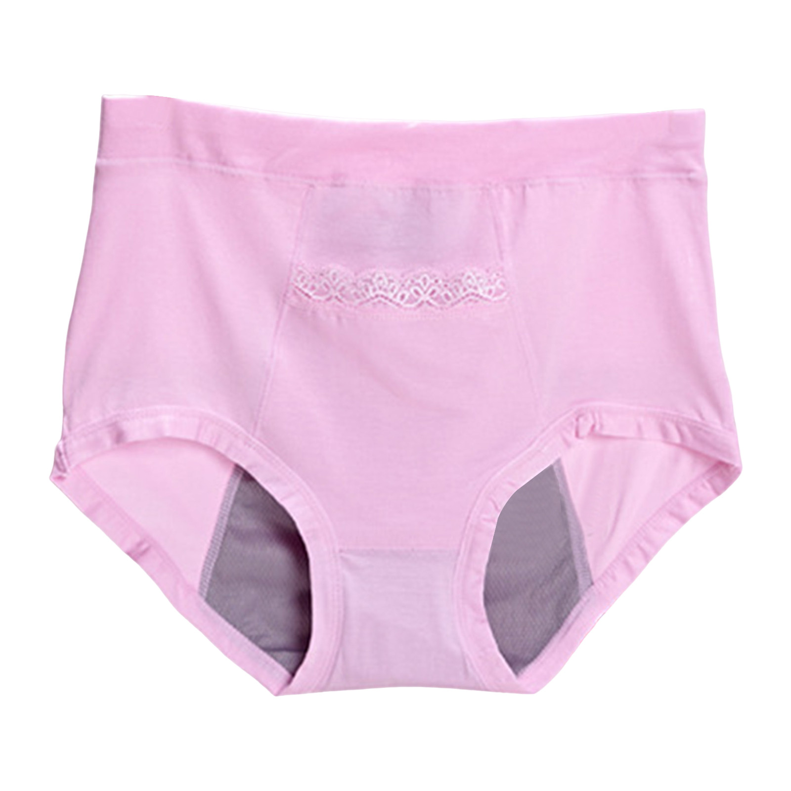 thumbnail image 5 of Braguitas menstruales de cintura alta y antiescapadas para mujer - Ropa interior fisiológica con bolsillo elástico, 5 of 5